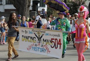 Mardi Gras felvonulás New Orleans