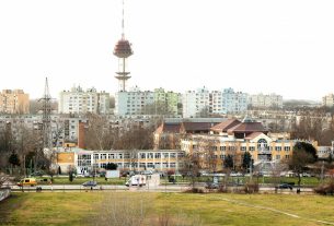 Szeged, Északi városrész, lakótelep, panel, lakások, ingatlan, telefon torony